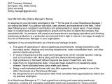 Warehouse Manager Resume Cover Letter Samples Warehouse Manager Cover Letter Examples – Qwikresume