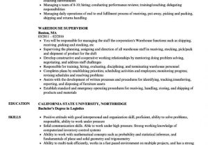 Warehouse Supervisor Job Description Sample Resume Explore Our Sample Of Warehouse Manager Job Description Template …