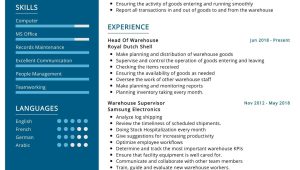 Warehouse Team Leader Job Description Resume Sample Warehouse Manager Resume Sample 2022 Writing Tips – Resumekraft