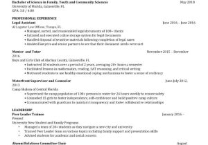 Warrington College Of Business Resume Sample Resumes – Career.ufl.edu
