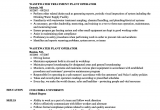 Wastewater Treatment Plant Operator Resume Sample Sewage Plant Operator Cover Letter February 2021
