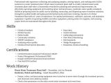 Water Treatment Plant Operator Resume Sample How to Make Resume On Water Treatment Plant