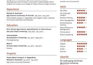 Water Well Office Supervisor Resume Sample Horticulturist Resume Sample 2021 Writing Guide & Tips – Resumekraft