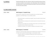 Web Designer Resume Sample for Experience 19 Free Web Designer Resume Examples & Guide Pdf 2020