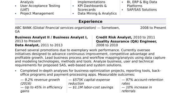 Web Services Business Analyst Sample Resume Business Analyst Resume Monster.com
