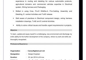 Wiring Harness Design Engineer Resume Sample Jayaprakash Resume Wiring Harness Design Engineer Resume Sample Jayaprakash Resume
