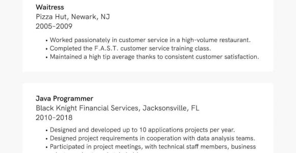 Work Experience Job Application Sample Resume Work Experience On Resumeâhistory & Job Description Examples