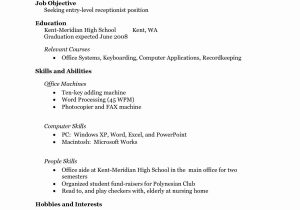 Work Experience On A Resume Sample Resume for Receptionist with No Experienceâ¢ Printable Resume …