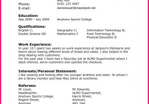 Year 10 Work Experience Resume Sample Cv Template Year 10 – Resume format Address Label Template …