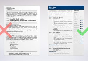 Yoga Teacher Resume Template Little Experience Yoga Teacher Resume & Yoga Instructor Resume Samples